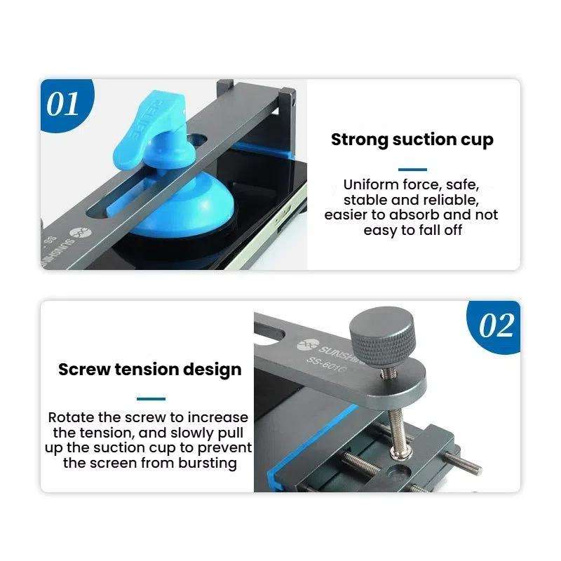 SUNSHINE SS-601G LCD Screen Separator Free Heating Mobile Phone Screen Quick Removal Clamping Fixtur
