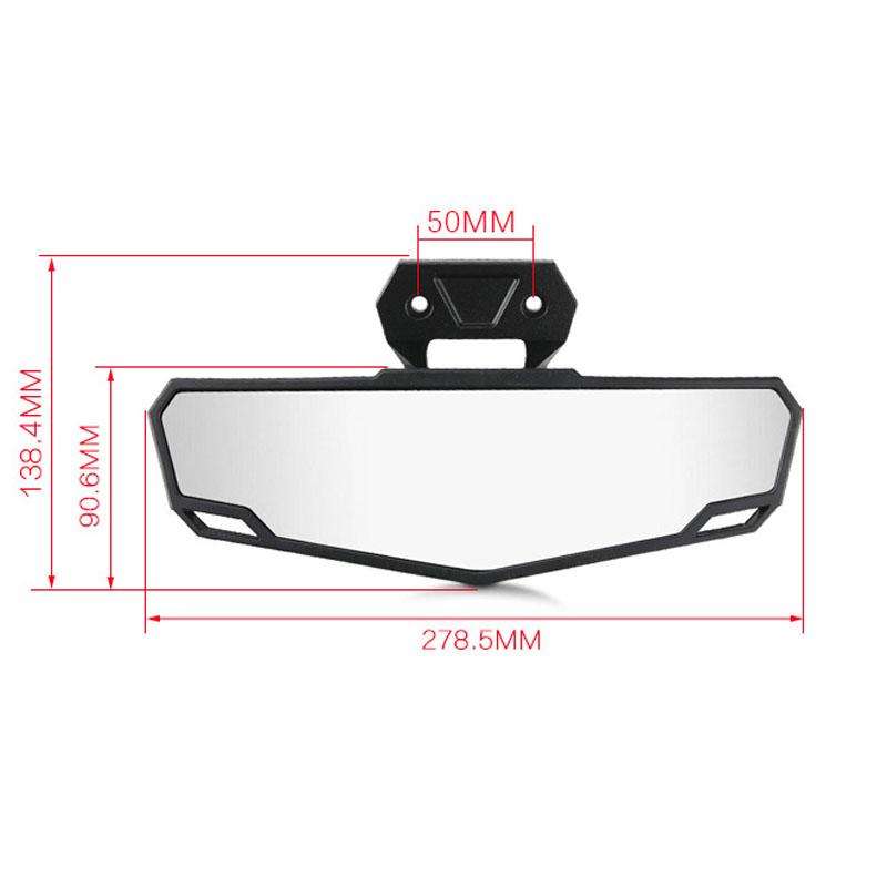 For Polaris 2020 - 2023 RZR PRO XP / 4 UTV Tuning Center Rearview Mirror