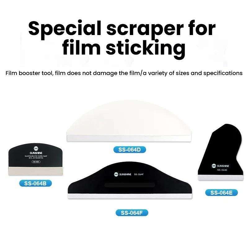 SUNSHINE SS-064B Mobile Phone Tablet PCs Protective Film Scraper Hydrogel Film Screen Scraper Card