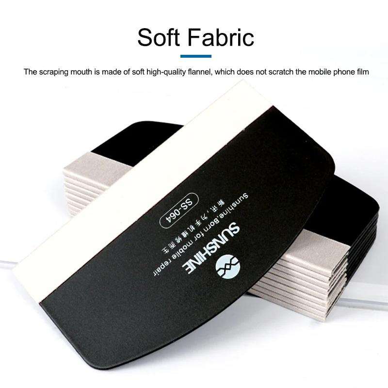 SUNSHINE SS-064B Mobile Phone Tablet PCs Protective Film Scraper Hydrogel Film Screen Scraper Card