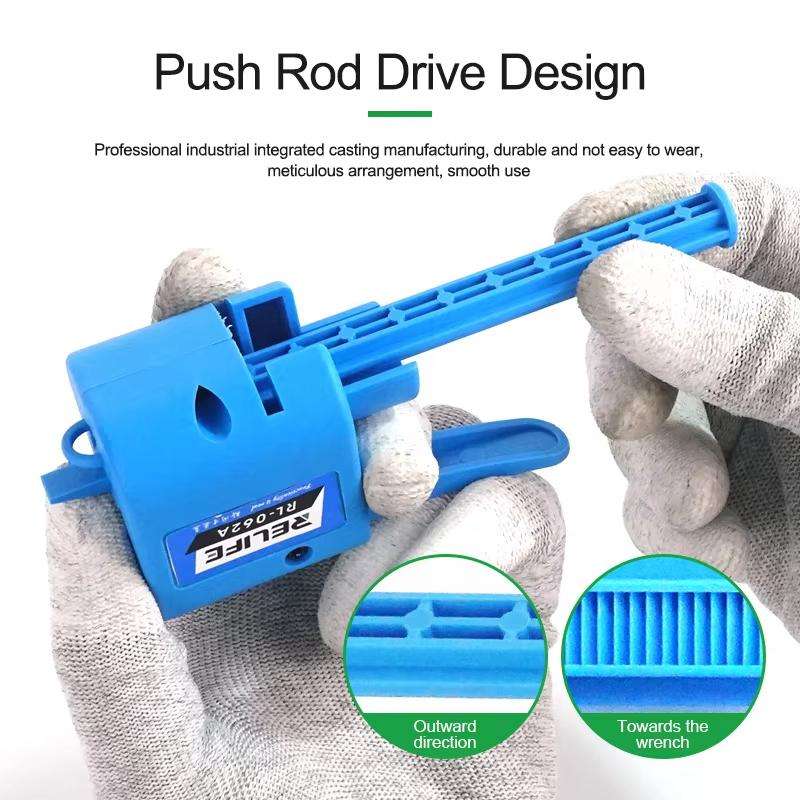 RELIFE RL-062C 3-5CC Manual Glue Tapper Cell Phone Repair Motherboard Soldering Oil Syringe Booster