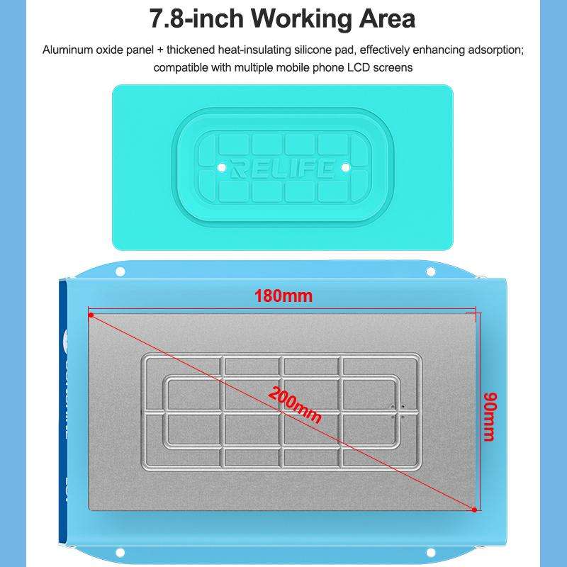 SUNSHINE LS1 Mobile Phone LCD Screen Repair Heated Separator Curved Straight Screen Frame Removal Ma