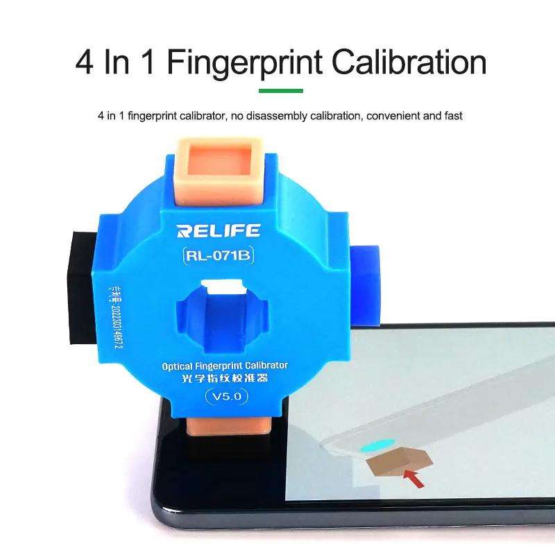 RELIFE RL-071B 4 In 1 Optical Fingerprint Calibrator Cell Phone Under Screen Fingerprint Correction