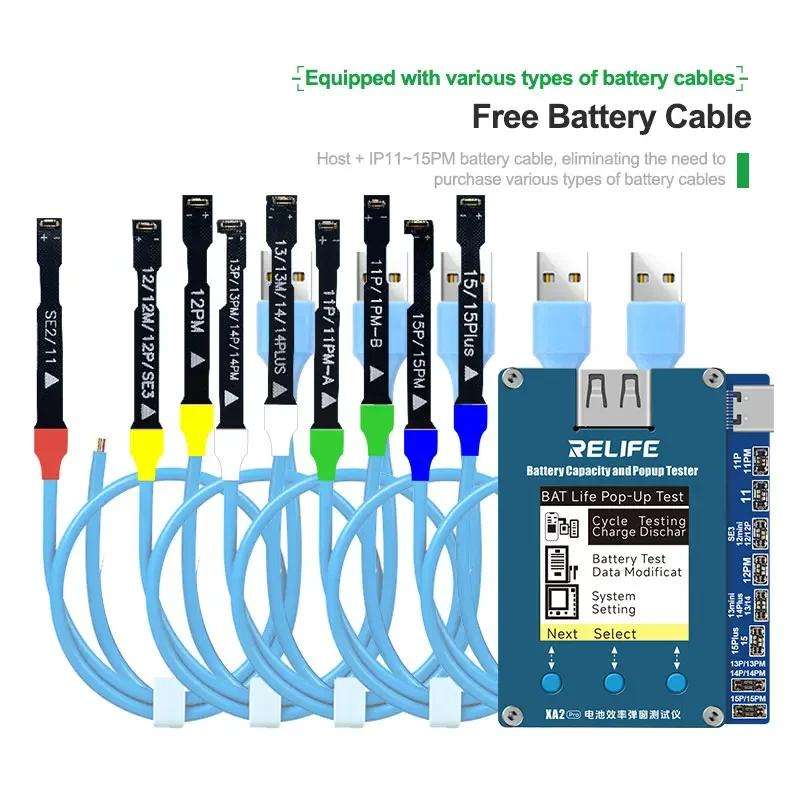 RELIFE XA2 Pro Battery Health Rate Tester No External Cable Battery Efficiency Popup Tester