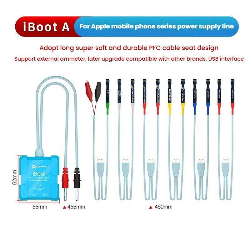 SUNSHINE iBoot A For iPhone Battery Power Supply Test Boot Cable Cell Phone Repair Boot Control Line