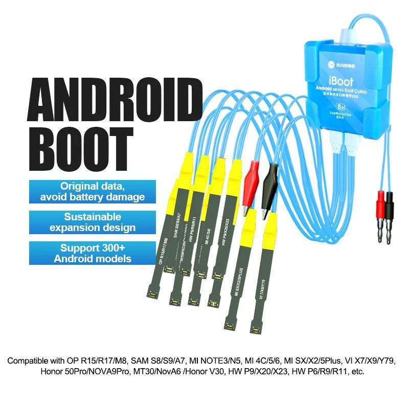 SUNSHINE iBoot B For Android 5V Power Cable Mobile Phone Repair Tool Battery Power Test Boot Cable