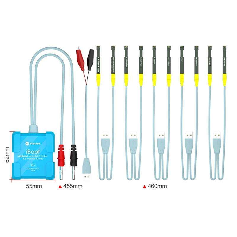 SUNSHINE iBoot B For Android 5V Power Cable Mobile Phone Repair Tool Battery Power Test Boot Cable