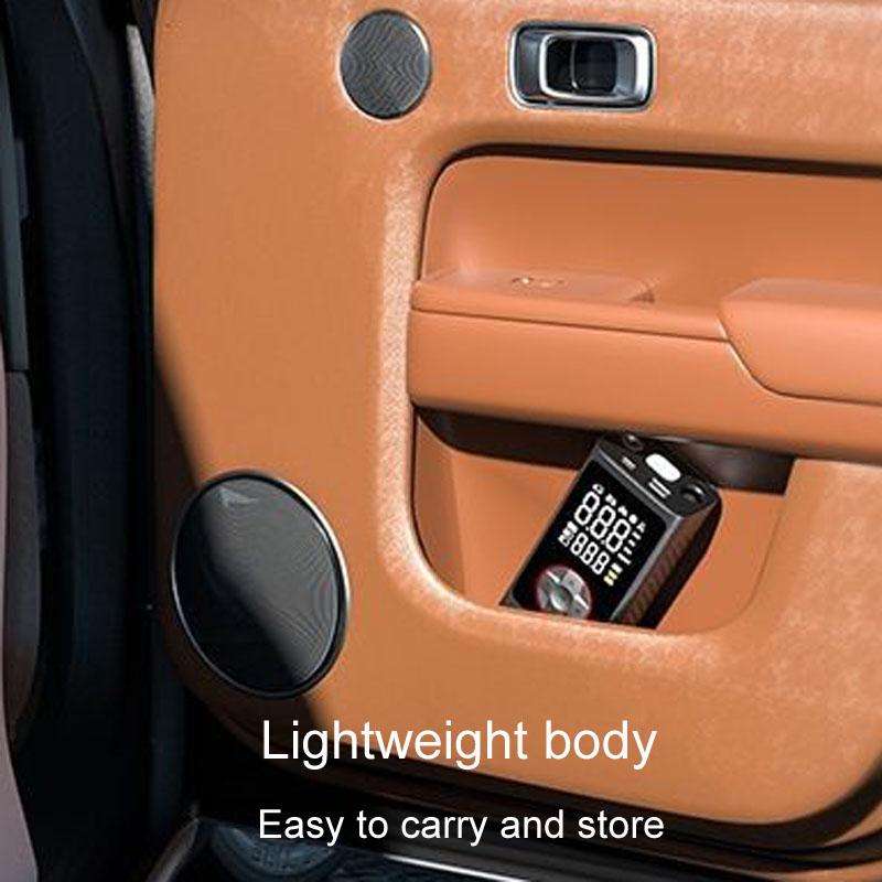 ATJ-004 Smart Wireless Digital Display Portable Car Tire Pump Multi-Function Inflator(Lithium Batter