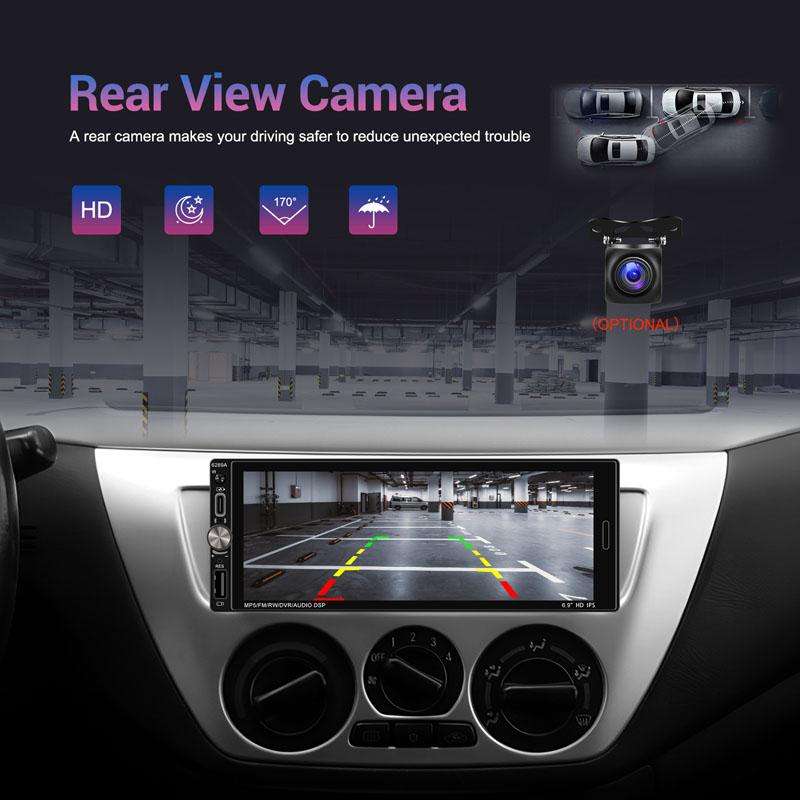 6.9 Inch Horizontal Screen Android 13.0 Car Player Car Center Control Integrated Machine, Style: 2+3