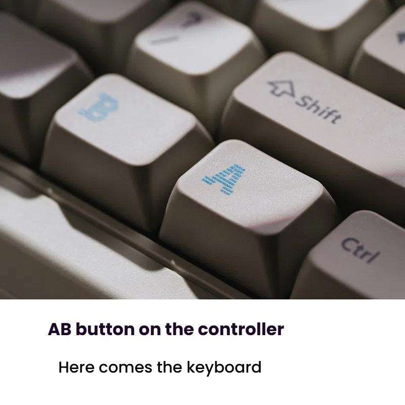 8BitDo Retro87 M Mechanical Keyboard Vintage Wireless Bluetooth / 2.4G / Wired Triple Mode Connectio