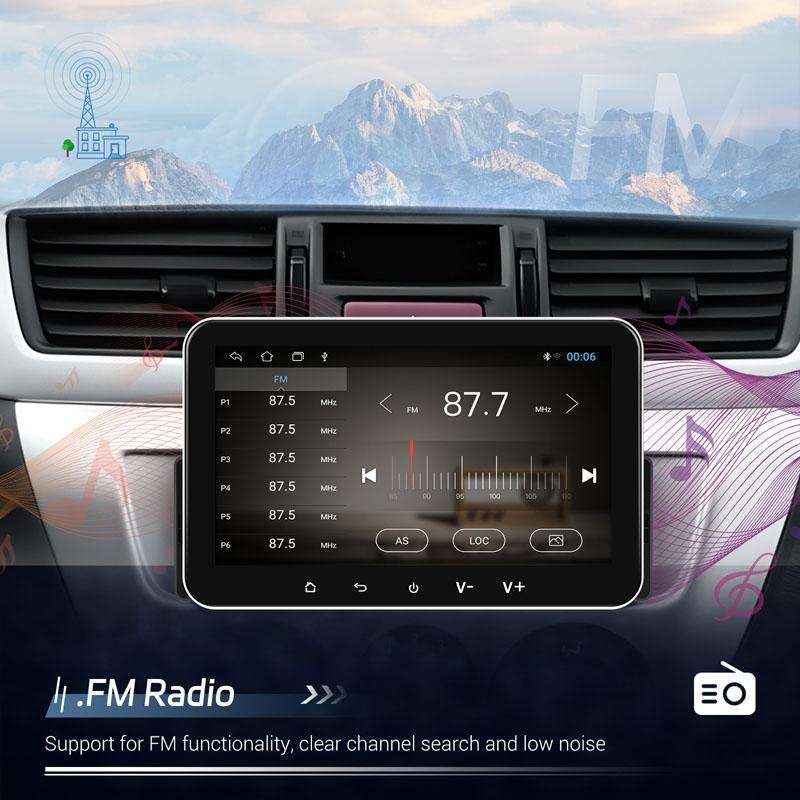 7 inch Horizontal Screen Android 13.0 Single Spindle Universal Car Multimedia Player, Style: Standar