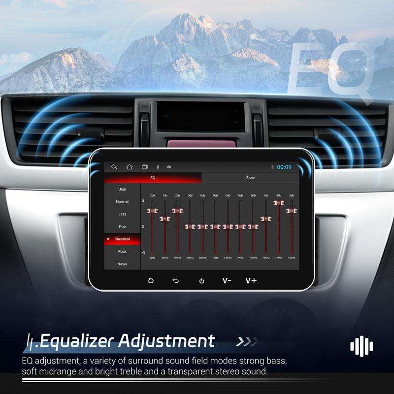 7 inch Horizontal Screen Android 13.0 Single Spindle Universal Car Multimedia Player, Style: Standar