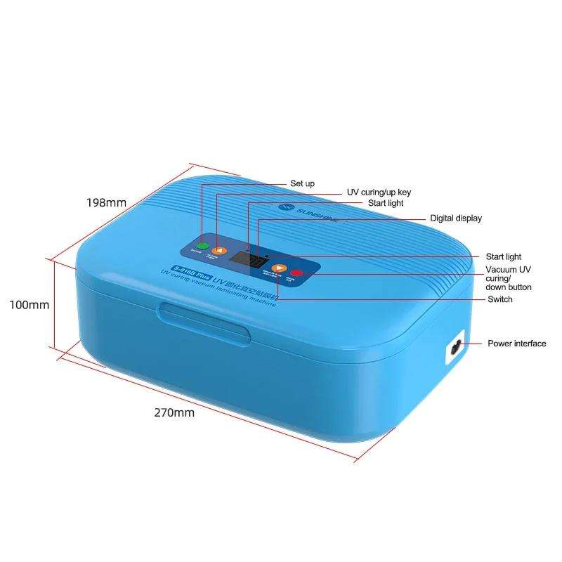 SUNSHINE S-918B Plus UV Curing Box Mobile Phone LCD Screen OCA Bonding Vacuum Laminated Machine(EU P