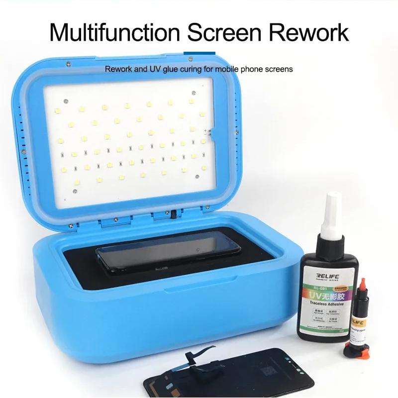 SUNSHINE S-918B Plus UV Curing Box Mobile Phone LCD Screen OCA Bonding Vacuum Laminated Machine(EU P