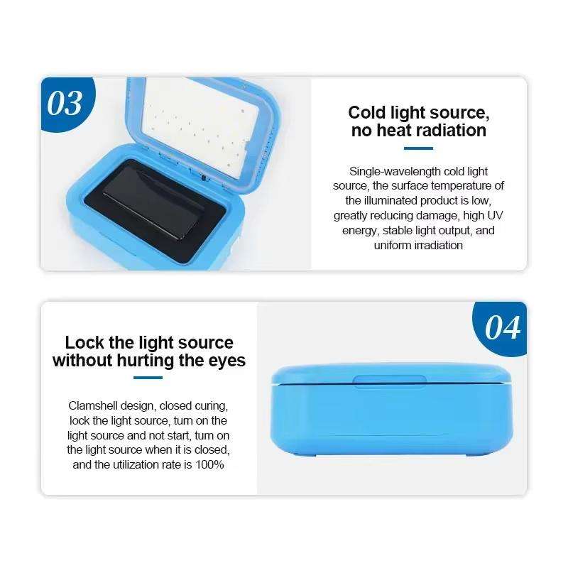 SUNSHINE S-918B Plus UV Curing Box Mobile Phone LCD Screen OCA Bonding Vacuum Laminated Machine(EU P