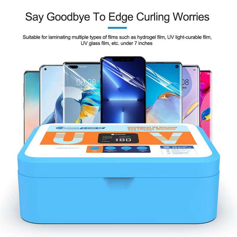 SUNSHINE S-918B SE Intelligent UV Light Curing Film Vacuum Laminator UV Curing + Vacuum Holding Mach