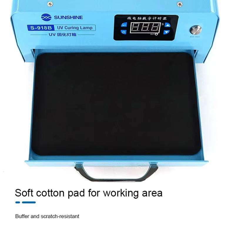 SUNSHINE S-918B UV Curing Filming Box LED High-Power UV Mobile Phone Curved Screen Optical Shadowles