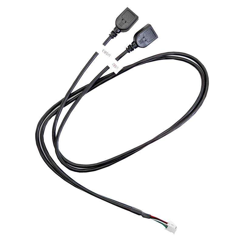 75cm Palminfo Android Navigation 6 Pin Dual-Head USB Cable Car Screen Modification Universal Power C