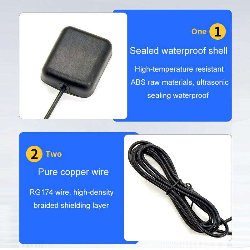 4pcs / Set Palminfo Android Navigation Cable GPS Antenna 4Pin 6Pin USB Cable Reverse Rear View Wire