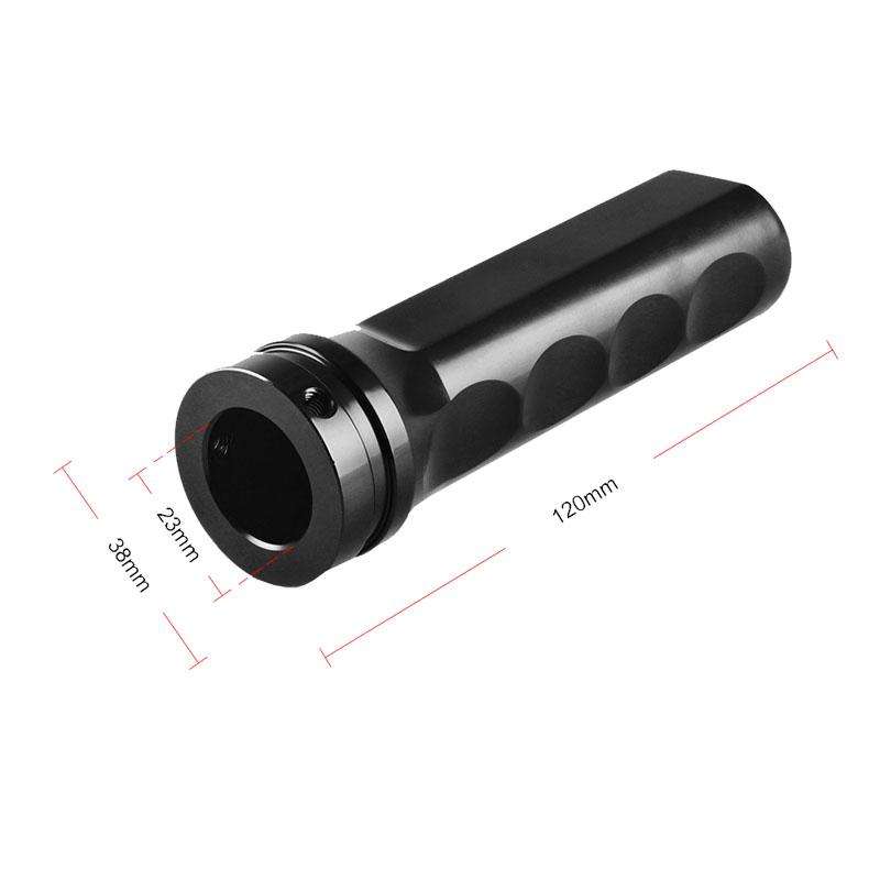 Car Modified Sluminum Slloy Handbrake Cover Universal Handbrake Handle Protector(Black)