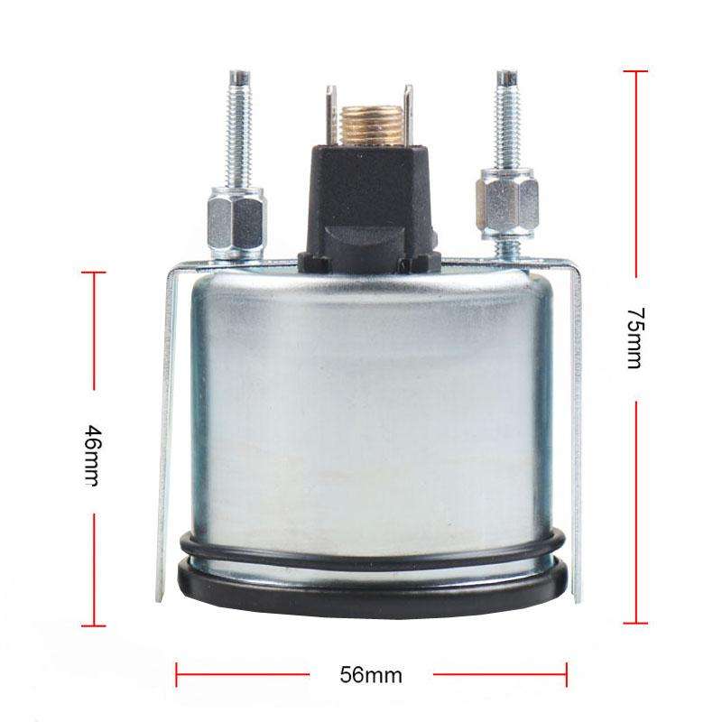 Car Modification Instrument Dual Scale Direct Sensor Oil Pressure Gauge