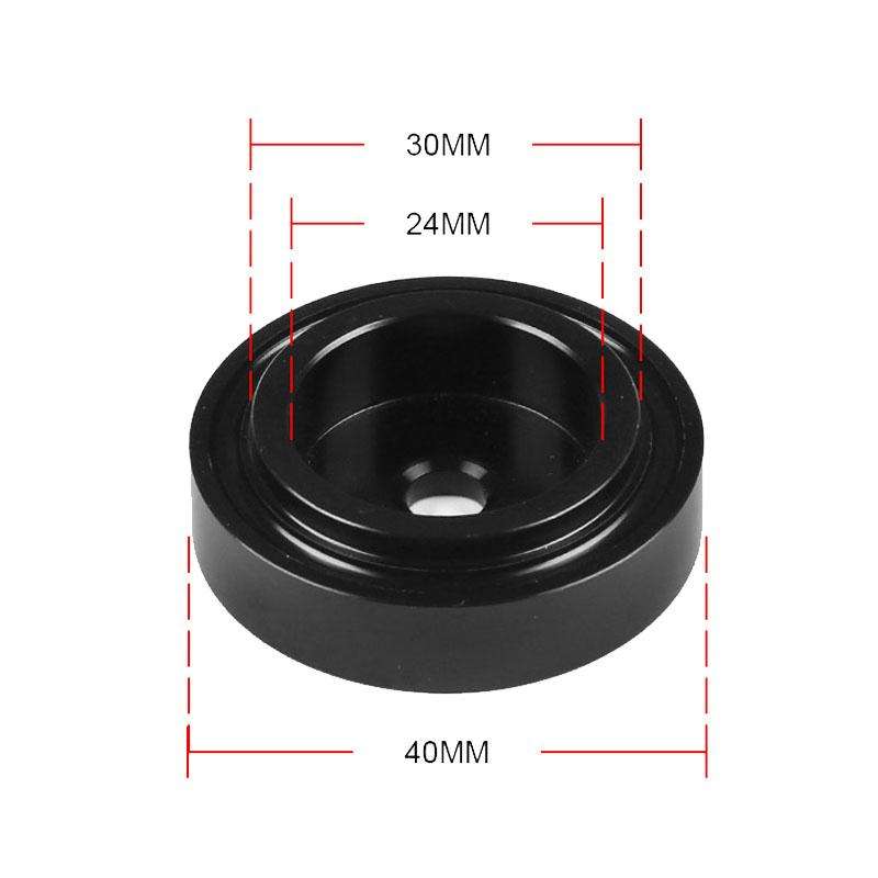 Car Tuning Accessories Rear Wiper Arm Plug Cover For Honda / Mazda / Volvo(Black)