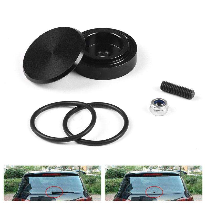 Car Tuning Accessories Rear Wiper Arm Plug Cover For Honda / Mazda / Volvo(Black)