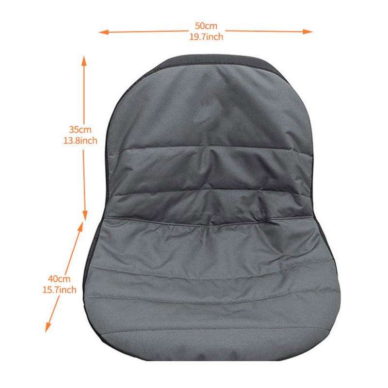 50x35x40cm Tractor Lawn Mower Oxford Cloth Seat Cover(Gray)
