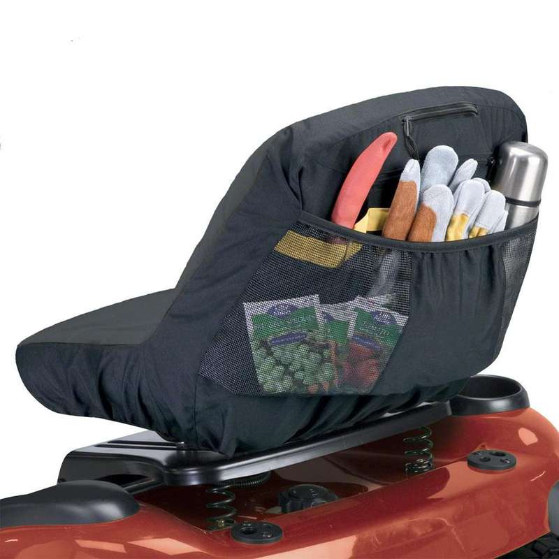 50x35x40cm Tractor Lawn Mower Oxford Cloth Seat Cover(Gray)