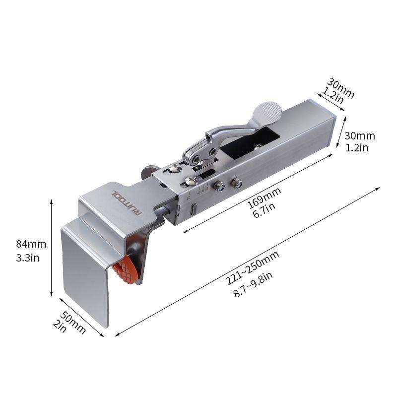RUITOOL Stainless Steel Push Quick Drawer Clamp Adjustable Telescopic Woodworking Fixture Clamps, Sp