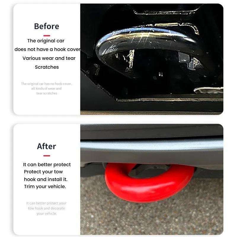 For Ford/Toyota Trailer Hitch Protection Ccover(Red)