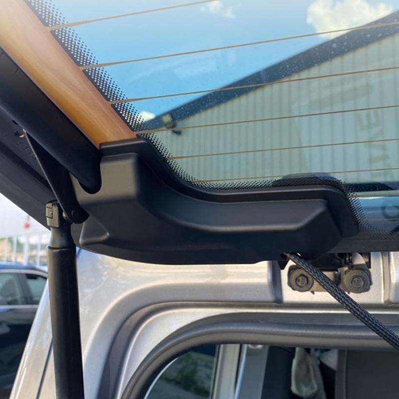 For Jeep Wrangler JL Rear Window Cable Decorative Cover(Black)