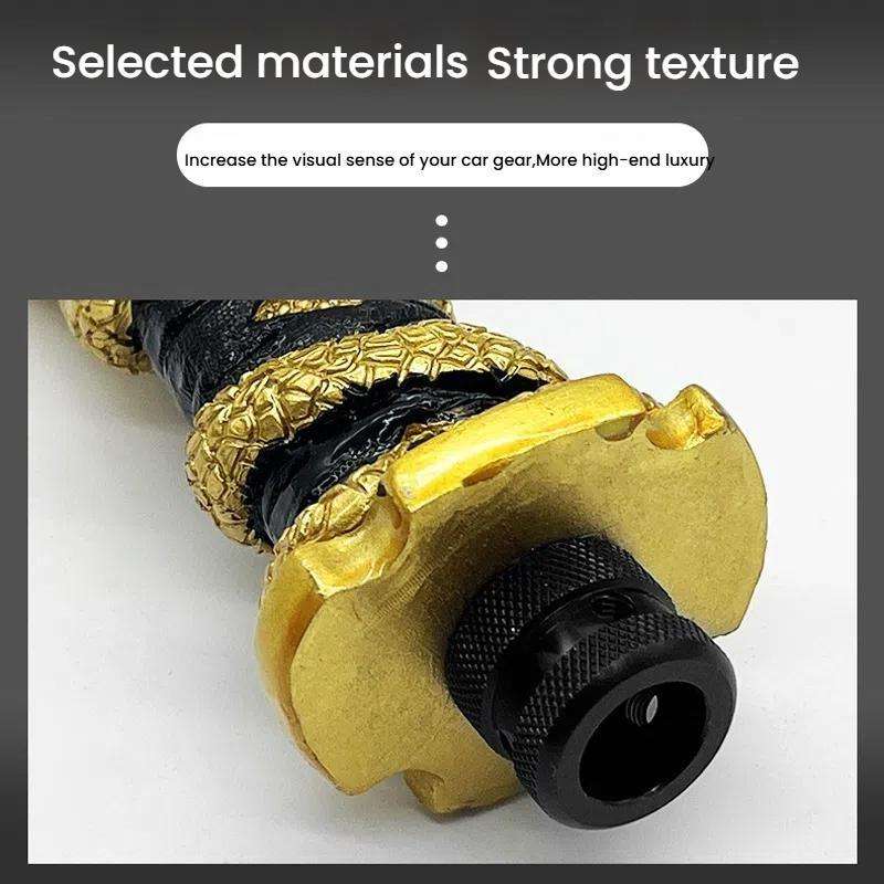 Universal Car Short Cobra Gear Knob Modification(Gold)