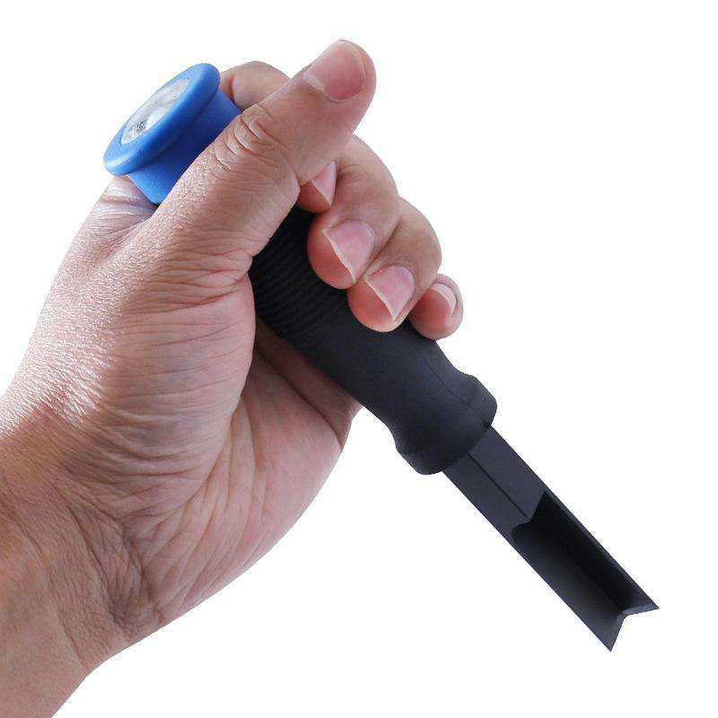 RUITOOL Woodworking 90 Degree Right Angle Chisel Slotting Chisel Notch Hinge Carving Tool(8mm Red)