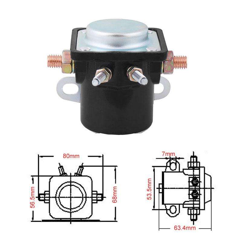 Heavy Duty Starter Solenoid Relay For Ford / Jeep / Lincoln / Mercury 1958-1991 SW-3 Parts(B6AZ-1145