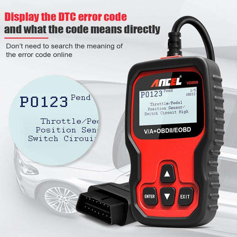 Ancel VD500 For Volkswagen / Audi / Skoda / Seat Automotive Diagnostic Scan Tool