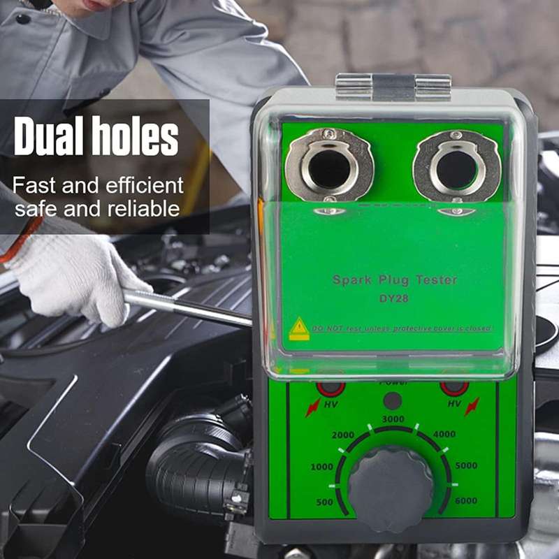 DUOYI Automobile Dual-hole Spark Plug Diagnostic Tester(EU Plug)