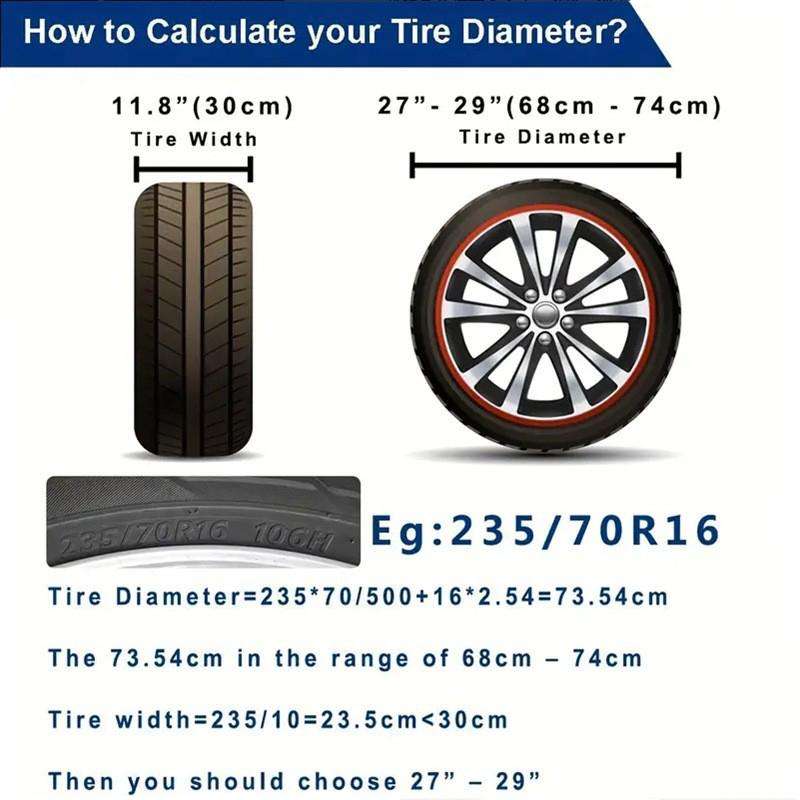 14inch Thickened Imitation Leather Car Tire Protector Spare Tire Cover With Reflective Stripes(FG-2