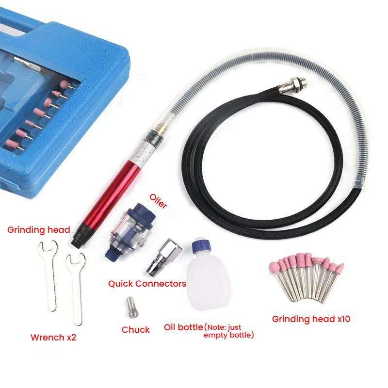 17 In 1 High-Speed Air Micro Die Grinder Kits Pneumatic Tool Small Engraving Pen Pneumatic Polishing