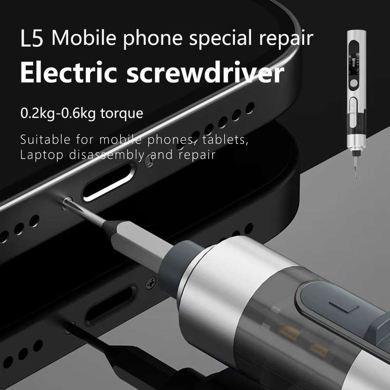 MaAnt L5 With 12 Batches Multi-Function Small Electric Screwdriver Set For Mobile Phone Repair