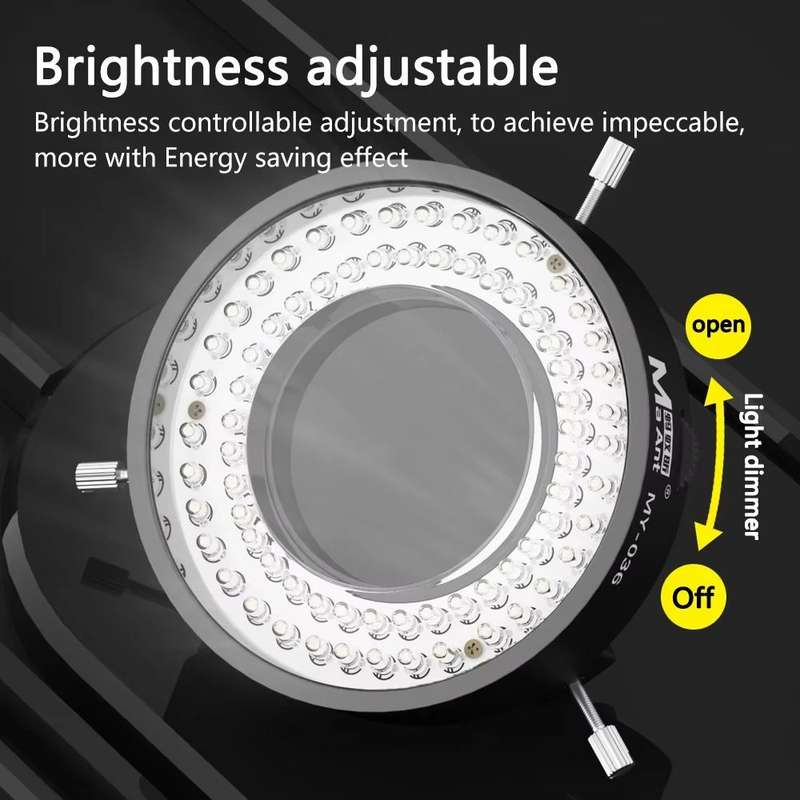 MaAnt MY-036 Cell Phone Repair 72 Beads Microscope Ring Light Source