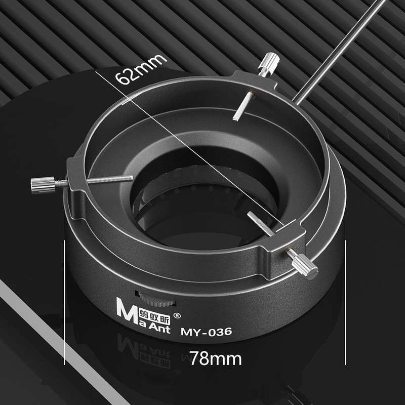 MaAnt MY-036 Cell Phone Repair 72 Beads Microscope Ring Light Source