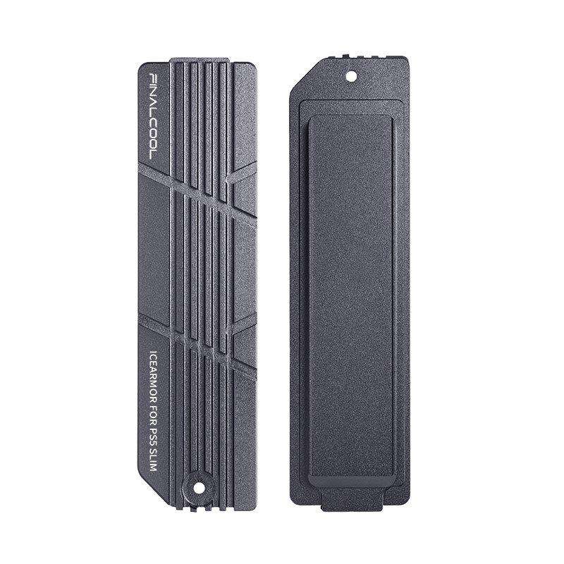For PS5 Slim / Pro FinalCool M.2 2280 NVME SSD Radiator Integrated Aluminum Alloy Heatsink(Silver)