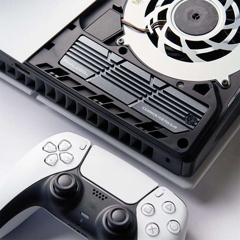 For PS5 Slim / Pro FinalCool M.2 2280 NVME SSD Radiator Integrated Aluminum Alloy Heatsink(Silver)