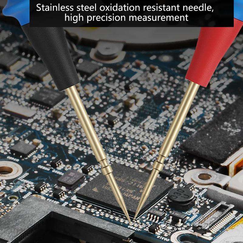 MaAnt P23A Multimeter Pens Pointed Silicone Cord Frostproof Detachable Stainless Steel Test Pen Acce