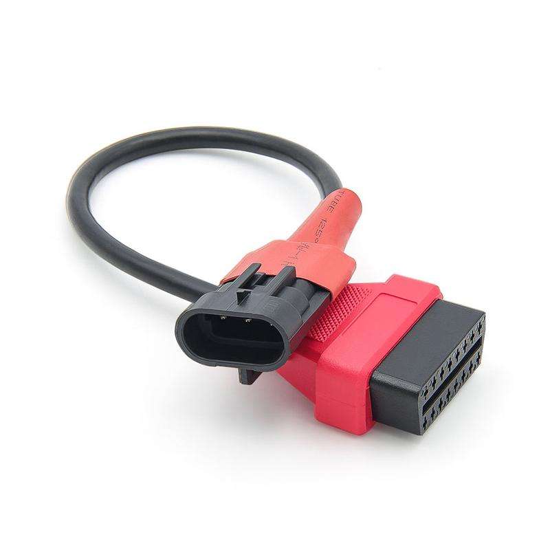 For SYM SANYANG Motorcycle OBD Cable 3Pin To OBD2 16Pin Diagnostic Adapter Scanner Extension Cable