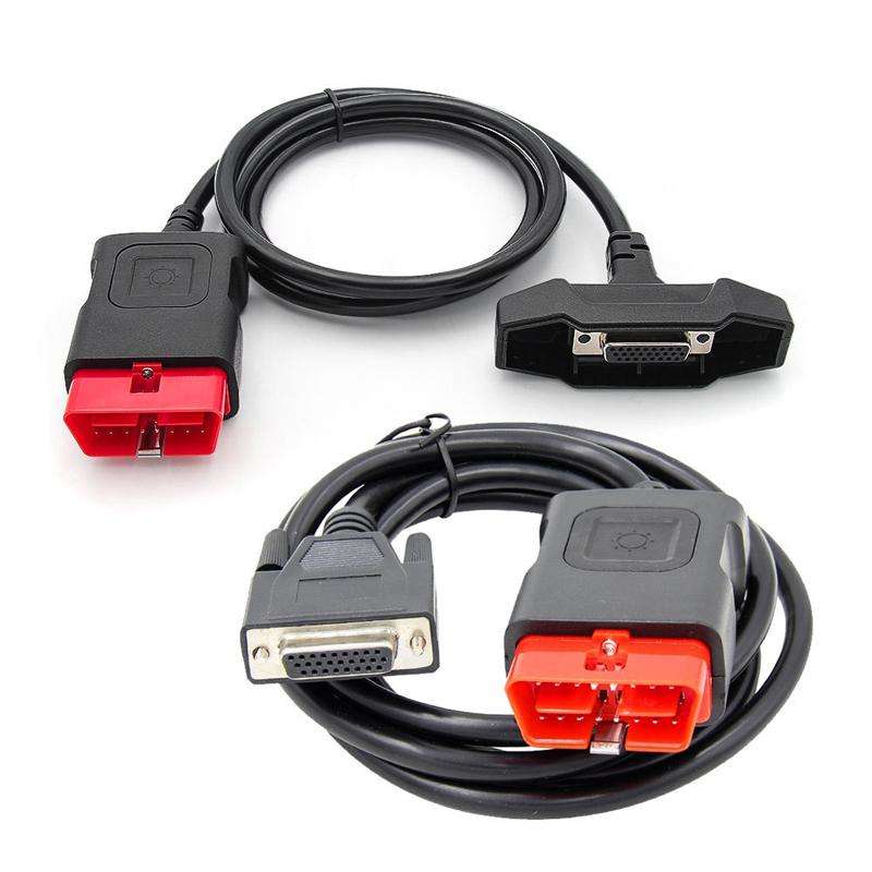 For DS150E Diagnostic OBDII Cable With LED Light Main Cable Connector Car Truck Diagnostic Tool