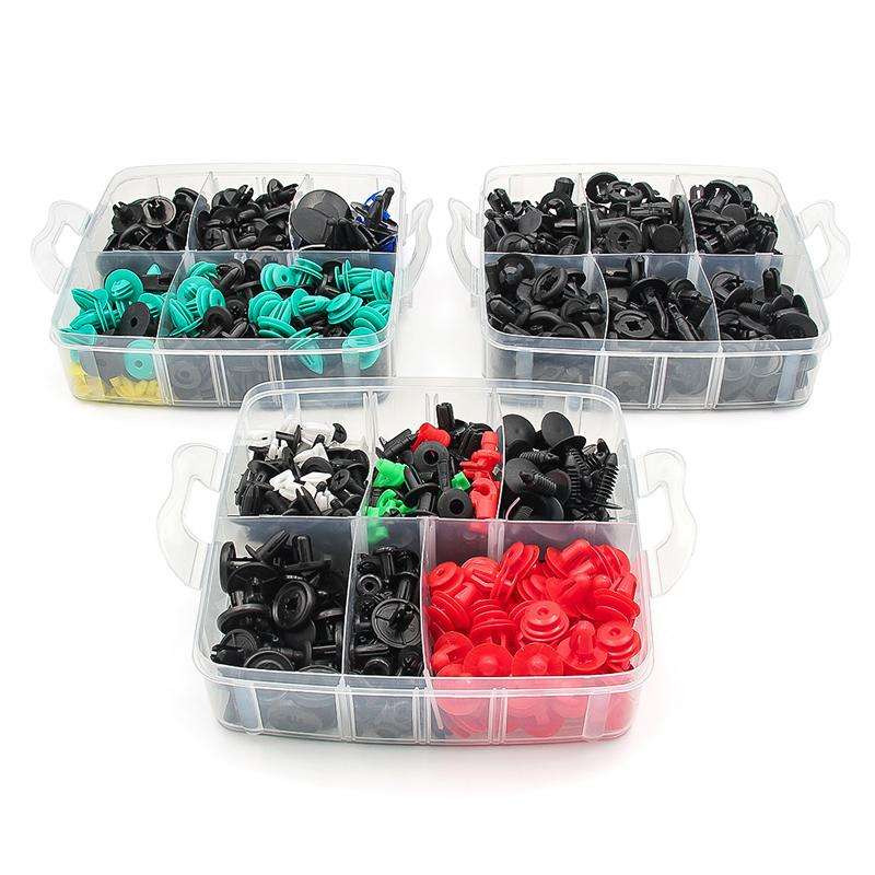 680pcs /Set Car Retainer Clips Fasteners Remover Kit Automotive Clips Set