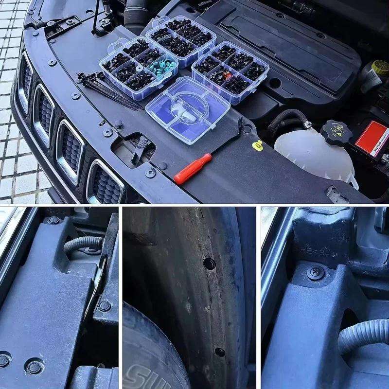 680pcs /Set Car Retainer Clips Fasteners Remover Kit Automotive Clips Set