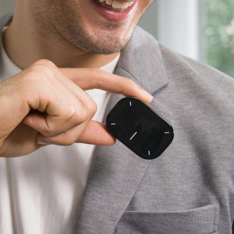 Cheerdots 2 Smart Magnetic Split Air Mouse Wireless Charging Bluetooth Dual Mode Mouse, Color: Dark